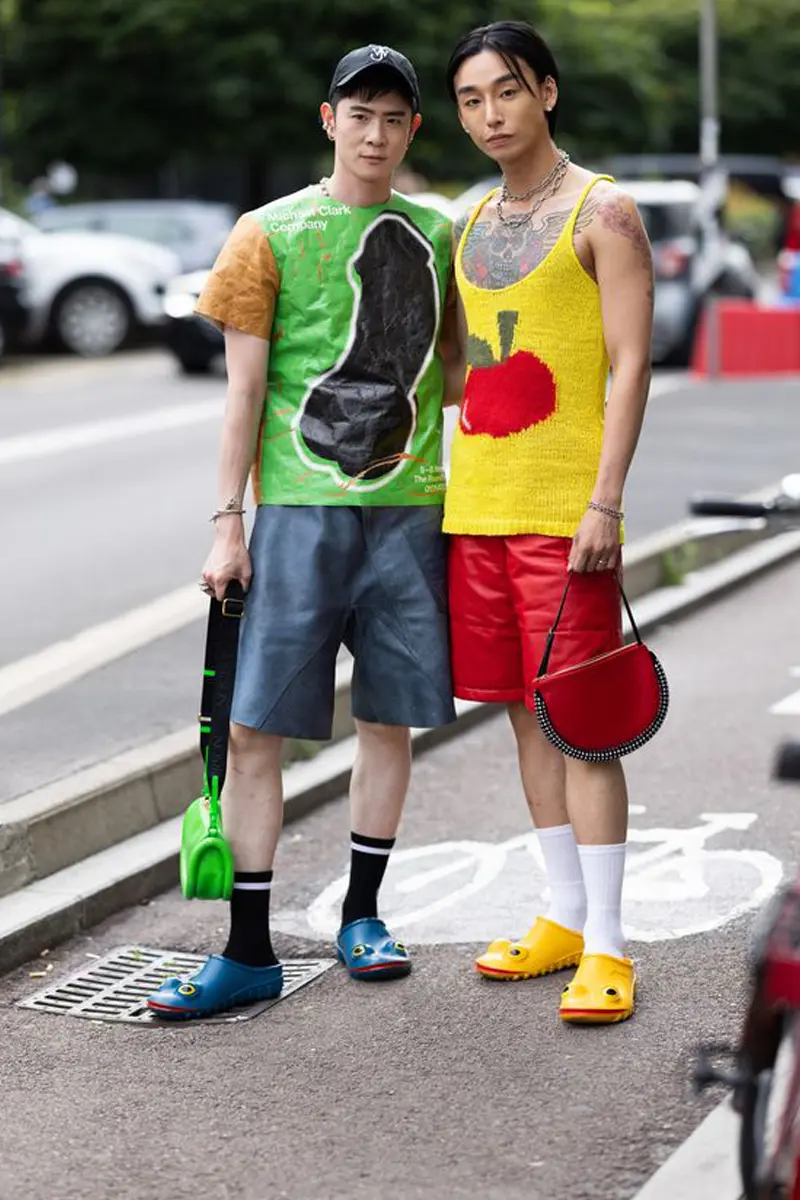 Cringe Chic. Two guys wearing JW Anderson's outfits